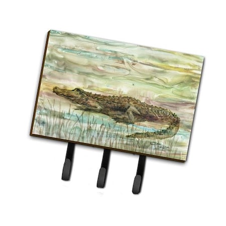 Carolines Treasures Carolines Treasures SC2016TH68 6 x 2 x 9 in. Alligator Sunset Leash or Key Holder SC2016TH68